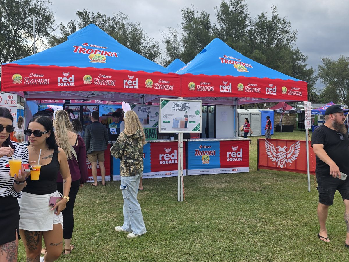 Festival bar setup